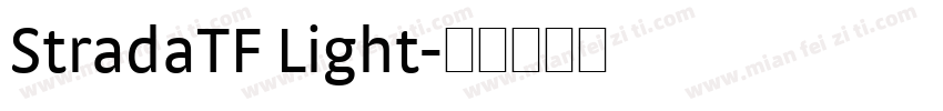 StradaTF Light字体转换